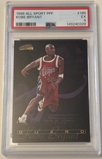 1996 All Sport PPF Kobe Bryant Rookie Card #185 PSA 5. rookie card picture