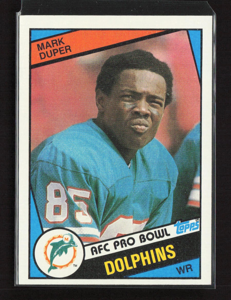 1984 Topps #120 Mark Duper Miami Dolphins Rookie