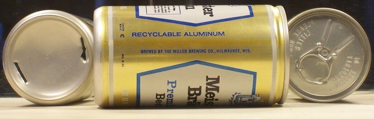 Meister Brau Premium Beer 12 oz Can Miller Milwaukee Wisconsin Only 30D B/O H/G