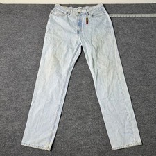 Tommy Hilfiger Jeans Mens Size 32 Light Wash Straight Leg Vintage Denim Blue
