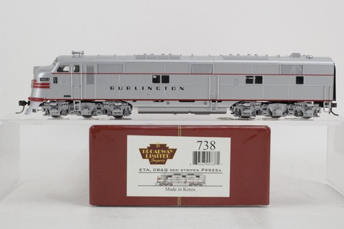 Broadway Limited HO Burlington Zephyr CB&Q #9925-A E7A DCC con sonido nuevo en caja probado✔ | Condition: Used