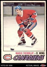 1977 O-Pee-Chee #163 Mario Tremblay Canadiens 6 - EX/MT