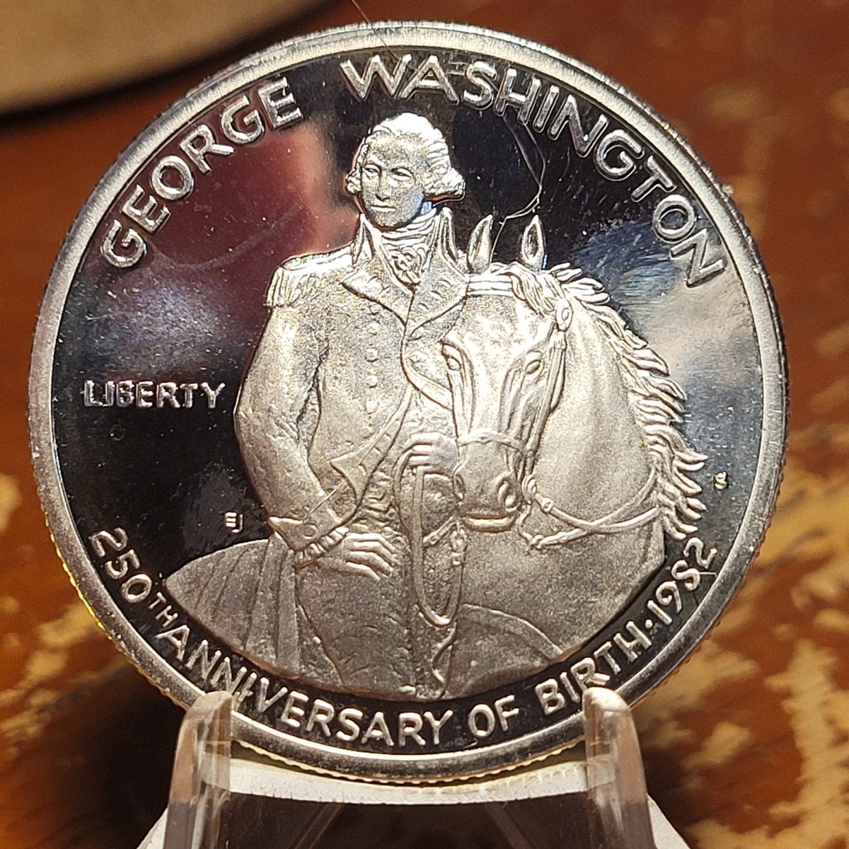 1982 George Washington 250th Anniversary Silver Proof Half Dollar