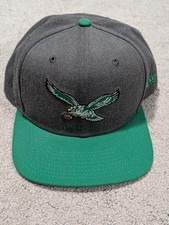 Philadelphia Eagles Hat, Charcoal Gray, Buddy Ryan, New Era, Snapback