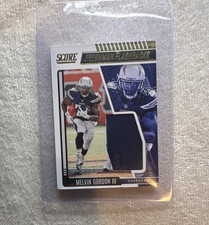 Panini 2022 Score Melvin Gordon III Freshman Flashbacks Memorabilia #FF30 Charg…