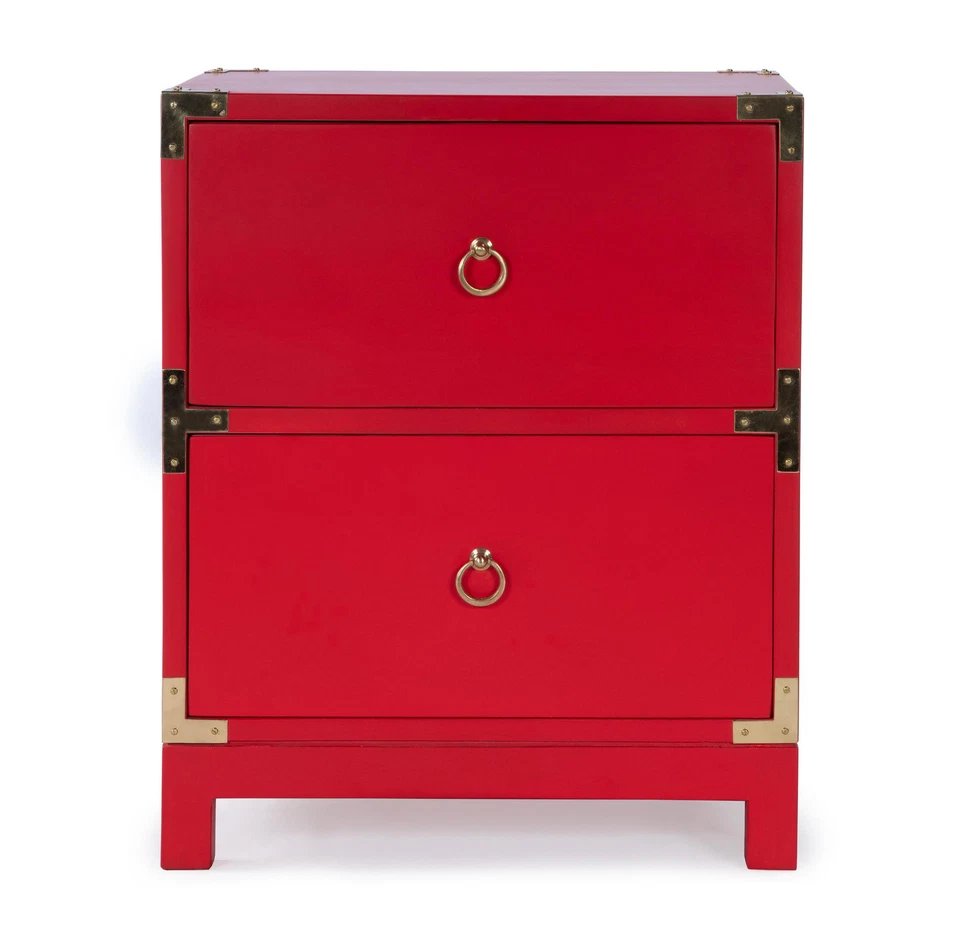 Butler Specialty Butler Loft 2 Drawer Accent Chest In Red - Image 3 of 4