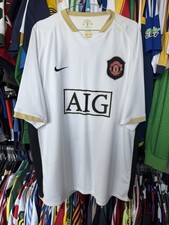 MANCHESTER UNITED ENGLAND 2006/2008 AWAY FOOTBALL SHIRT JERSEY NIKE