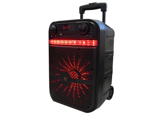 MR DJ AXL 10" Portable Bluetooth Rechargeable Speaker with App Control - Picture 4 of 7