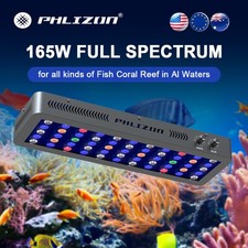 Phlizon 165W Reef Led Aquarium Light for 30" Saltwater Reef Coral Marine Tank