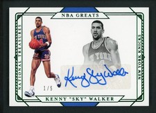 2020-21 KENNY SKY WALKER 1/5 AUTO PANINI NATIONAL TREASURES NBA GREATS