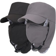 Winter Hat with Ear Flap Full Face Warmer Cover Windproof Motorcycle Headwear