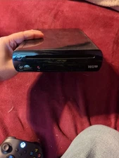 Nintendo Wii U 32GB Console Only Black For Parts Or Repairs As Is