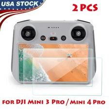 2X RC Screen HD Tempered Glass Protective Film For DJI MINI 3&4 PRO Accessories