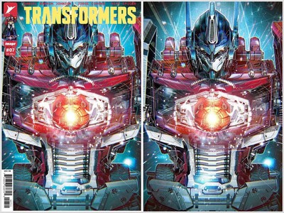 TRANSFORMERS #7 JOHN GIANG ''TILL ALL ARE ONE'' EXCLUSIVE VARIANT OPTIONS SET
