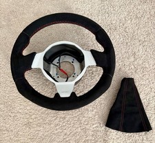 2005 2011 Lotus Elise Exige Steering Wheel Momo Alcantara Red Stiching Boot