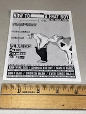 Ever Since Radio Goatbag Rock Show Band Flyer Ocean City Maryland Salisbury MD