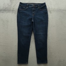 Chico's Jeans Women's 1R US-8R Mid-Rise Girlfriend Slim Leg Ankle 26" Inseam