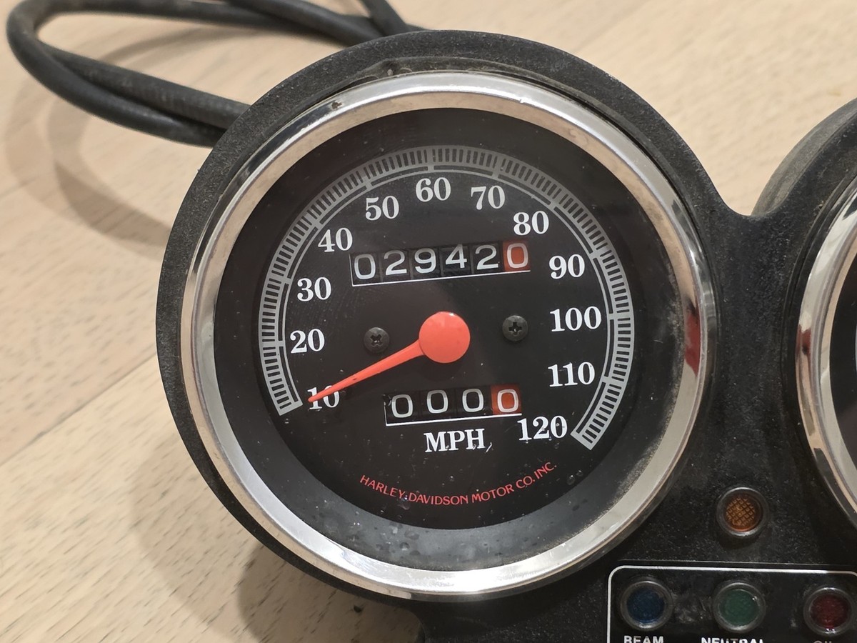 Harley Davidson Speedometer Tachometer Mounting Bracket FXR XL | eBay