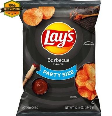Lay s BBQ Flavored Potato Chips, Party Size - 12.5 oz Bag