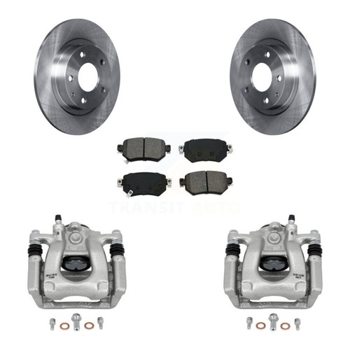 Transit Auto KC8-100608S Brake Disc and Pad Kit Rear for Mazda 2016-2021 - Picture 1 of 12