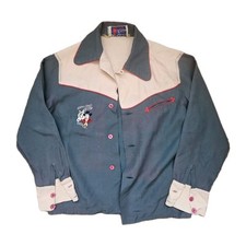 Vintage Little Champ Hollywood Hopalong Cassidy Hoppy Boys Child's Shirt 12