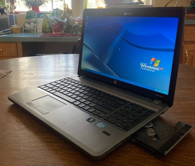 #ad #ad 15.6quot; HP 4530 40 Vintage Windows XP Pro 32 Bit 2ghz 4gb 250gb DVD New Battery $124.99