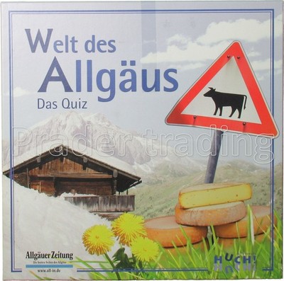 Die Welt des Allgäus das Quiz - Huch 2009 - kompl. sehr gut inkl. Rechnung