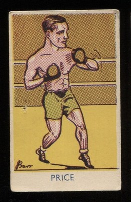 Trade Card, A&J Donaldson, Sportfavoriten, 1953, Boxen, Freddie Price, #295