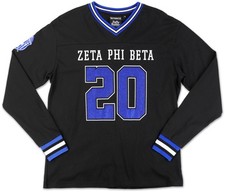 Big Boy Zeta Phi Beta Divine 9 S1 Long Sleeve Jersey