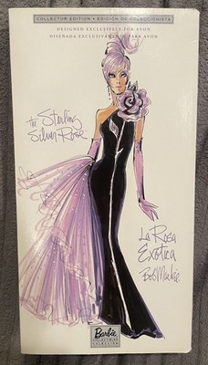 Barbie Sterling Silver Rose Hispanic Doll 55452 La Rosa Exotica Bob Mackie NRFB