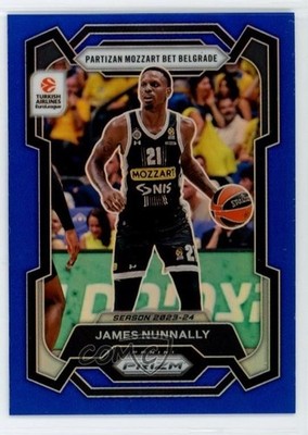 2023 Panini Prizm Turkish Airlines EuroLeague Blue /199 James Nunnally #36 1u5y