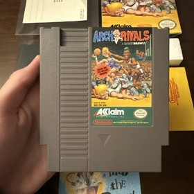 Arch Rivals (NES Nintendo) Tested - Authentic - Includes Poster & Registration