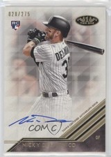 2018 Topps Tier One Break Out 28/275 Nick Delmonico Nicky #BA-ND Auto m4h