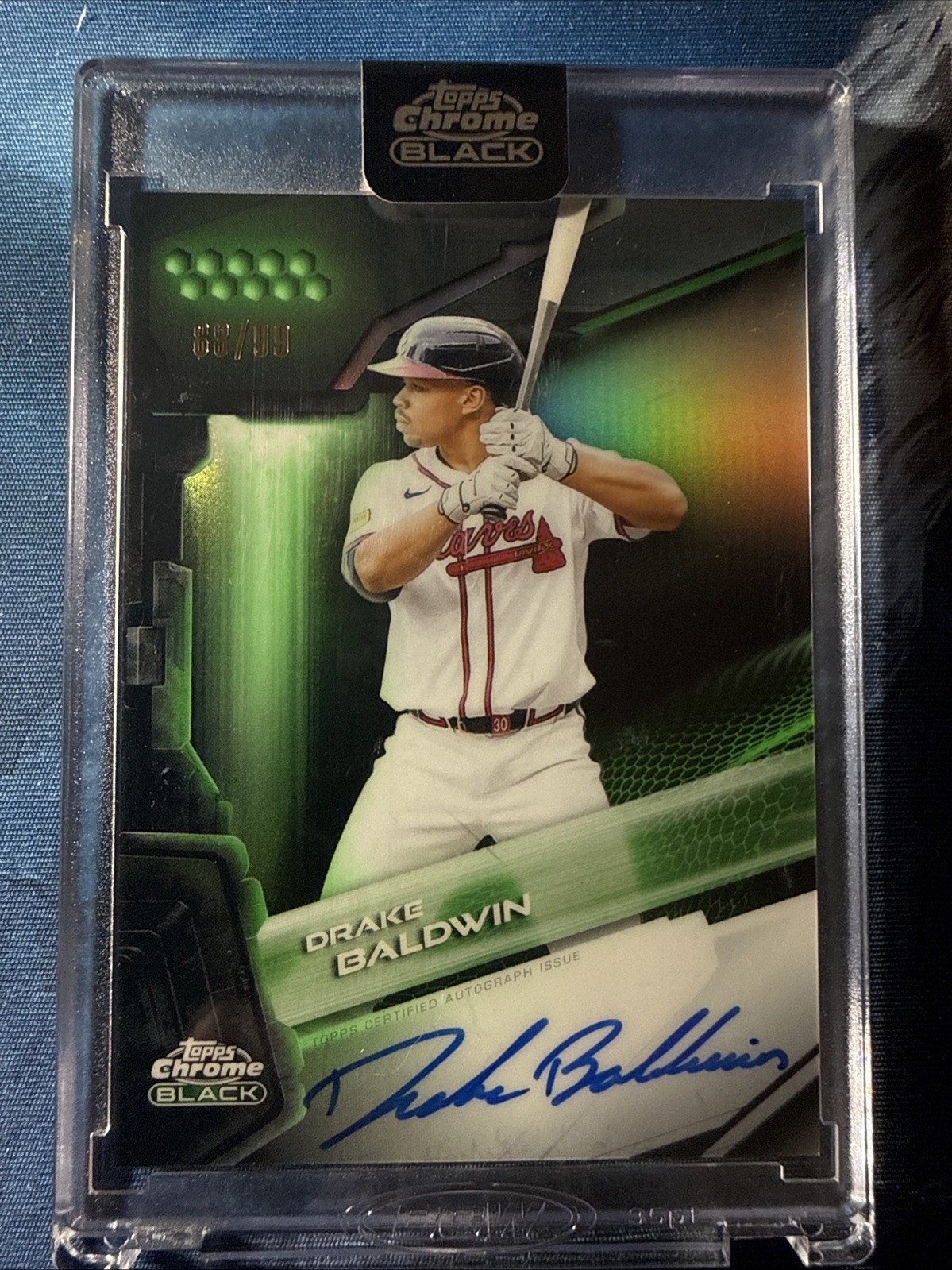 Drake Baldwin #CBA-DB Baseball Cards 2026 Topps Chrome Black Autograph trading card — raw and PSA graded price guide