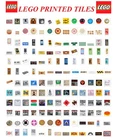 ☀️ NEW LEGO Parts Pieces - You Pick Your Tile "PRINTED DECORATED TILES"