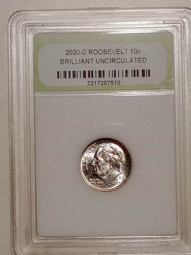 2020 D Roosevelt Dime • BU • US Coin • 10C •INB SLABBED • COVID YEAR