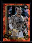2025 Topps Chrome Sapphire Jackson Merrill Image Variation Orange Refractor #/25
