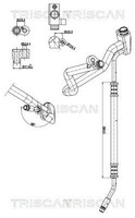 Triscan Hochdruck-/Niederdruckleitung, Klimaanlage 9010 11008 FüR Mini