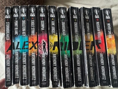 Complete Anthony Horowitz Alex Rider 11 Book Lot YA Spy Series
