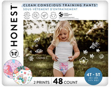 Honest Company 48 Pack Clean Conscious Girl's 4T/5T Disposable Baby Diapers