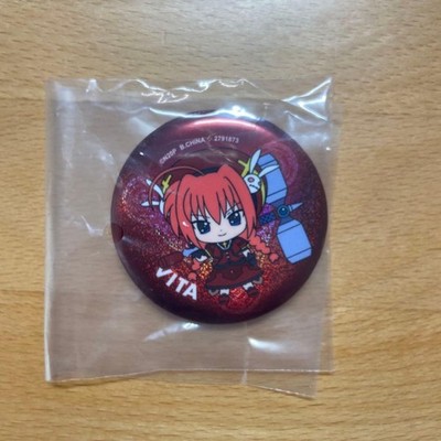 Magical Girl Lyrical Nanoha As Collection Gacha C Prize Hologram Can Badge Vita