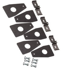 6 Piece 6 Inch Adjustable Universal Roof Rack Brackets Top Gutter Mounts Carrier