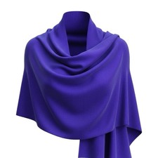 Purple Cashmere Scarf Shawl Stole Wrap Throw 100 Pashmina Nepalese Handmade