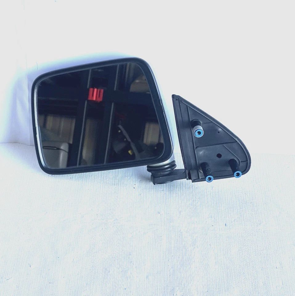 87-97 Nissan D21 Pickup Hardbody Driver LH Manual Visão Lateral Espelho Cromado Fabricante de Equipamento Original - Imagem 2 de 4