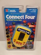 NEW Connect Four Vintage Milton Bradley 1995 Electronic Hand Held Game Sealed
