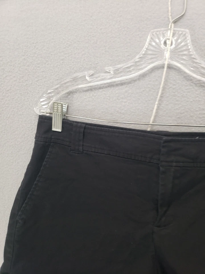 Newyork & Company Mujer Corto 6 Negro Tiro Medio Verano Informal Uso Diario Foto 4 de 4