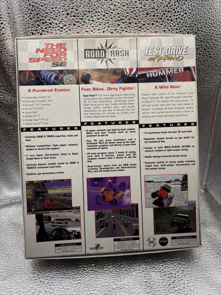Ultimate Racing Series 1 Big Box PC - Need For Speed SE/Road Rash/Test Drive Off - Image 2 of 4
