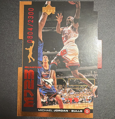 Upper Deck 1999 Quantum Master Moves 804/2300 Michael Jordan Bulls Insert #QMM7