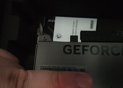 MSI GeForce RTX 5090 32G VANGUARD SOC GDDR7 Graphics Card