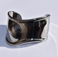 Tiffany & Co Elsa Peretti Ruthenium Bone Cuff Bracelet